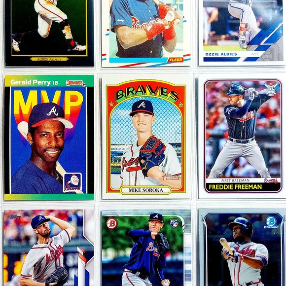 Atlanta Braves 46 Card Lot - BSBL [2_4] - Picture 4 of 13